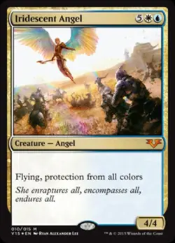 Iridescent Angel -Foil Light Play MTG From the Vault: Angels - Image 1