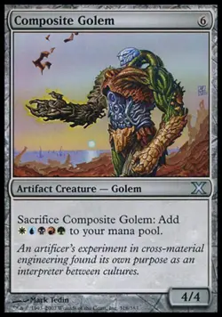 Composite Golem - Light Play MTG 10th Edition - Image 1
