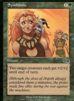 Symbiosis Urza's Saga MTG Magic the Gathering card - Image 1