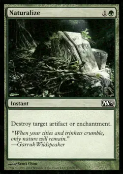 Naturalize M13 MTG Magic the Gathering card - Image 1