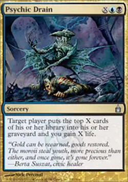 Psychic Drain - Light Play MTG Ravnica - Image 1