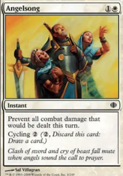 Angelsong -Foil Light Play MTG Shards of Alara - Image 1