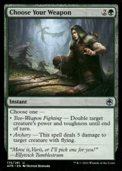 Choose Your Weapon 175/281 MTG Magic the Gathering card - Image 1