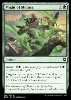 Might of Murasa 194/280 Zendikar Rising MTG Magic the Gathering card - Image 1
