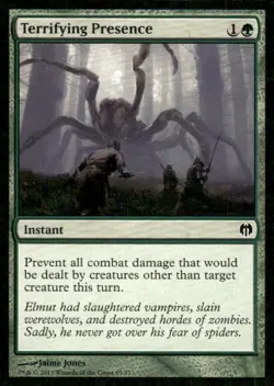 Terrifying Presence Duel Decks MTG Magic the Gathering card - Image 1