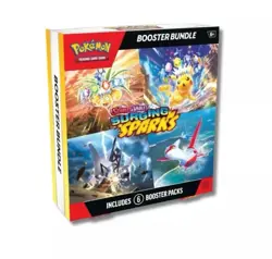 Pokemon Surging Sparks SV08 Booster Bundle TCG 6 packs New Sealed - Image 1