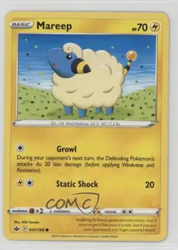 Mareep Pokemon Sword & Shield Chilling Reign #047 - Image 1