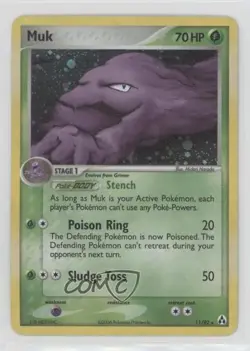 Muk Holo Pokemon EX Legend Maker #11 2006 - Image 1
