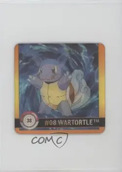 Squirtle Wartortle Artbox Pokemon Action Flipz Premier Edition #38 1999 - Image 1