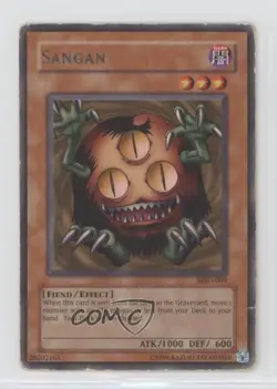 Sangan (R) Unlimited YuGiOh Metal aiders #MRD-069 2002 - Image 1