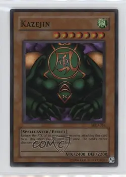 Kazejin (SR) Unlimited YuGiOh Metal Raiders #MRD-026 2002 - Image 1