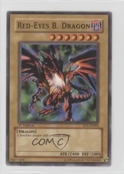 Red-Eyes B Dragon 1st Ed. YuGiOh 's Roar Structure Deck #SD1-EN002 2005 - Image 1