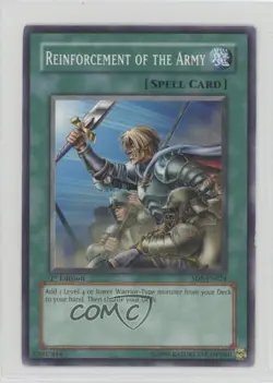 Reinforcement of the Army 1st Ed. YuGiOh Warrior's Triumph Structure Deck 2005 - Image 1