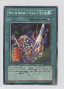 Fusion Sword Murasame Blade 1st Ed. YuGiOh Warrior's Triumph Structure Deck 2005 - Image 1