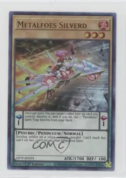 UR - Metalfoes Silverd 1st Ed. YuGiOh Ghosts From The Past #GFTP-EN101 - Image 1