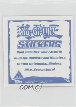Celtic Guardian Topps YuGiOh Sticker Collection #15 2002 - Image 2