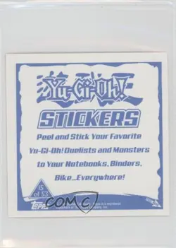 Celtic Guardian Topps YuGiOh Sticker Collection #15 2002 - Image 2