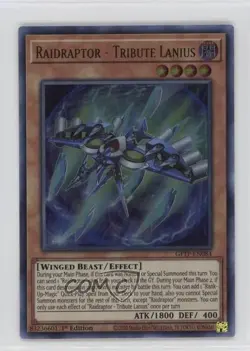 UR - Raidraptor - Tribute Lanius 1st Ed. YuGiOh Ghosts From The Past #GFTP-EN084 - Image 1