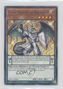 Luster Pendulum the Dracoslayer 1st Ed. YuGiOh Ancient Guardians #ANGU-EN045 - Image 1