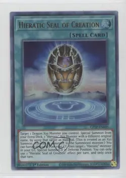 UR - Hieratic Seal of Creation 1st Ed. YuGiOh Ghosts From The Past #GFTP-EN005 - Image 1