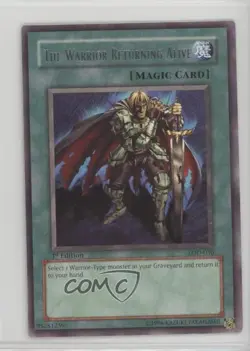 The Warrior Returning Alive 1st Ed. YuGiOh Legacy of Darkness #LOD-030 2003 - Image 1