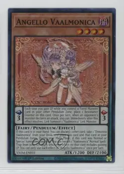 Angello Vaalmonica 1st Ed. YuGiOh Valiant Smashers #VASM-EN031 - Image 1