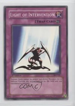 Light of Intervention Unlimited YuGiOh Pharaoh's Servant #PSV-031 2002 - Image 1