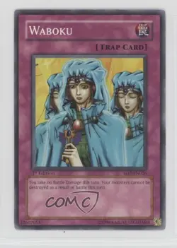 Waboku 1st Ed. YuGiOh Invincible Fortress Structure Deck #SD7-EN026 2006 - Image 1