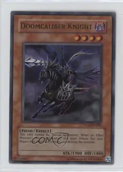 UR - Doomcaliber Knight YuGiOh Turbo Pack: Booster 1 #TU01-EN001 2009 - Image 1