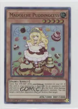 UR - Madolche Puddingcess 1st Ed. YuGiOh Ghosts From The Past #GFTP-EN080 - Image 1