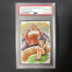 [PSA10] mc29 Psa10 One Piece Wafer Card Robin Sauro - Image 1