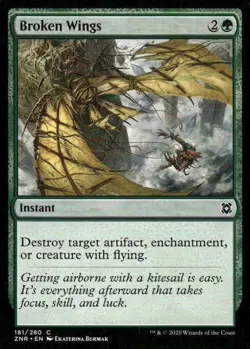 Broken Wings 181/280 Zendikar Rising MTG Magic the Gathering card - Image 1