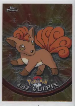 Vulpix Topps Chrome Pokemon TV Animation Edition #37 2000 - Image 1