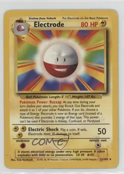 Electrode Pokemon Base Set #21 1999 - Image 1