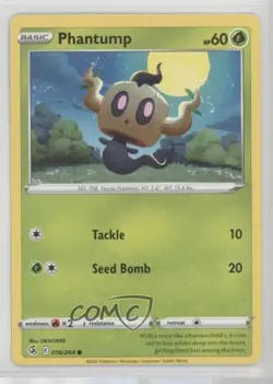 Phantump Pokemon Sword & Shield Fusion Strike #016 - Image 1