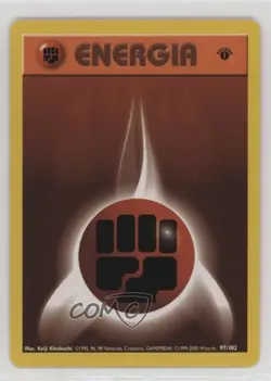 Fighting Energy Spanish 1st Ed. Pokemon Base Set #97 1999 - Image 1