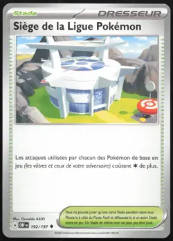Carte Pokemon Siege de la Ligue Pokemon 192/197 Flammes Obsidiennes Francais - Image 1
