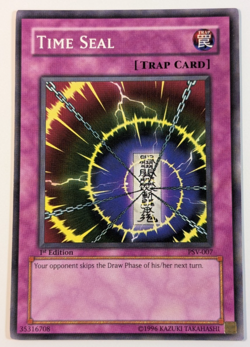 Yugioh TCG -1x Time Seal - PSV-007 - NM/LP - 1st Edition - Vintage Common 2003 - Image 1