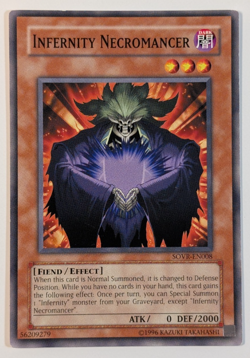Yugioh TCG - 1x Infernity Necromancer - SOVR-EN008 - NM/LP - Unlimited Common - Image 1