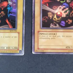 Yugioh TCG - 2x Sorcerer of the Doomed - SDY-038 - LP/MP - Vintage - Common 2002 - Image 3