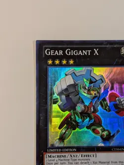 Yugioh TCG - 1x Gear Gigant X - CT10-EN017 - Limited Edition - LP - Super Rare - Image 3