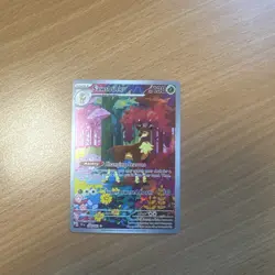 Pokemon TCG Sawsbuck S&V-Temporal Forces Holo Illustration Rare Card 166/162 - Image 1