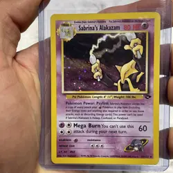 Sabrina's Alakazam 16/132 Gym Challenge Vintage Pokemon Card LP/NM Holo Rare TCG - Image 1