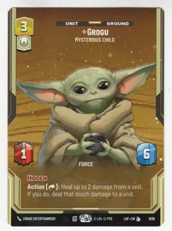 Star Wars Unlimited LotF Prestige Card LOF1039 Grogu - Image 1