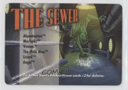 1997 Marvel Overpower Collectible Card Game - Classic Set The Sewer - Image 1