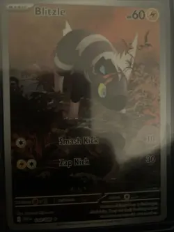 Pokemon TCG Blitzle 60HP Card - Smash Kick, Zap Kick - Image 1
