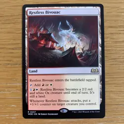 Restless Bivouac ~ Wilds of Eldraine [ NearMint ] [ Magic MTG ] Rare Card - Image 1