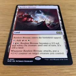 Restless Bivouac ~ Wilds of Eldraine [ NearMint ] [ Magic MTG ] Rare Card - Image 3