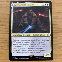 Elder Arthur Maxson ~ Commander: Fallout [ NearMint ] [ Magic MTG ] Rare Card - Image 1