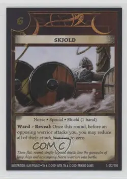 2004 History Channel's Anachronism Collectible Card Game Skjold #72 - Image 1